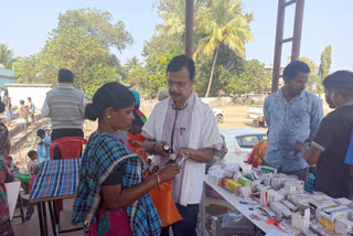 Doctor Ganesh Babu serving for years in naxal affected area of Dantewada on National Doctors Day