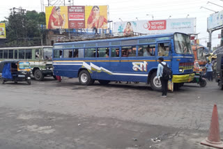 very few bus resumed service after government announcement at malda