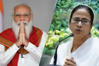 Mamata Banerjee presents mango to PM