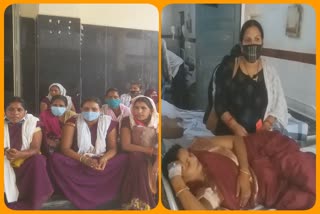 11 asha workers got sick during hunger strike