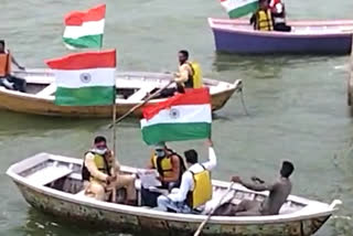 unique protest in bhopal