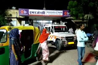 accident in dholpur,  dumper hit bike in dholpur