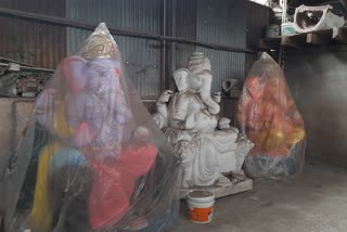 give ganesh murti upto 6 feet demand by Sculpture businessman kolhapur