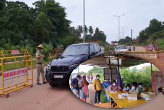 strict Inspection on Mangalore - Kerala border