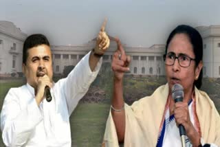 Suvendu Adhikari and Mamata Banerjee