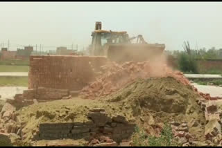 Colonies settled illegally in Burari area demolished