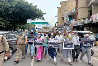 aam aadmi party protest