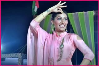 sapna choudhary dance latest video