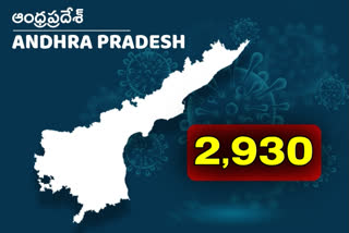 2,930 new corona cases registered in andhrapradesh