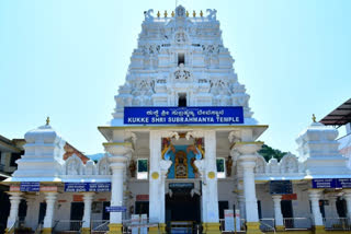 kukke subramnya temple roof damaged