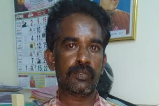 ்police arrested a man in erode Kavandapadi