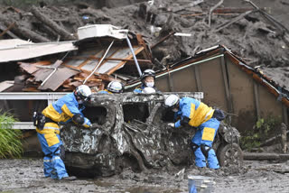 Japan's leader pushes rescue after deadly mudslide hits town