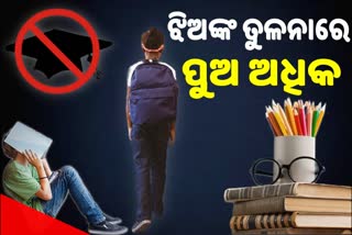 ରାଜ୍ୟରେ ହାଇସ୍କୁଲ ପରେ ପାଠ ଛାଡୁଛନ୍ତି 24% ଛାତ୍ରଛାତ୍ରୀ