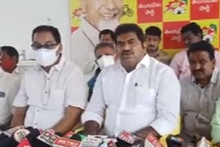 tdp leader varupula raja fires on ycp mla parvatha purnachandraprasad over housing for poor