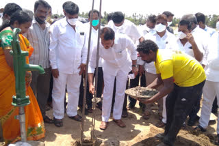 jagananna colonies  inaugurated by mp mopidevi at guntur