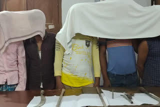 police stopped robbery attempt at malda, 6 arrested