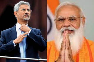 Prime Minister Narendra Modi and Minister for External Affairs S. Jaishankar