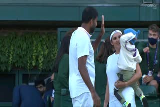 Wimbledon 2021  izhaan mirza malik  Rohan Bopanna  Sania Mirza  സാനിയ മിർസ  വിംബിൾഡണ്‍  രോഹൻ ബൊപ്പണ്ണ  ഇസ്ഹാന്‍