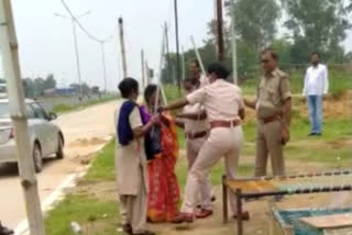 land dispute video viral in dhanbad