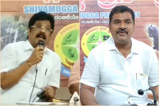 MLA Ashoka Naik and Veerabhadrappa Poojar