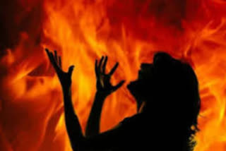 husband burnt wife alive