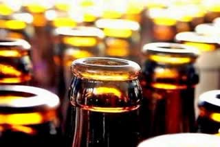 illegal liquor smuggling,  illegal liquor container seized in bikane