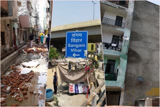 Sangam Vihar residents facing problems in area