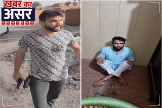 Viral video of a man threatening a youth with pistol in ghaziabad