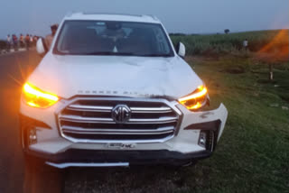 Farmers dies after Karnataka Deputy CM's son's car hits bike