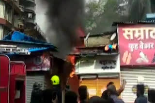 Maharashtra: Fire breaks out in four shops at Prabhat Talkies, no casualty reported