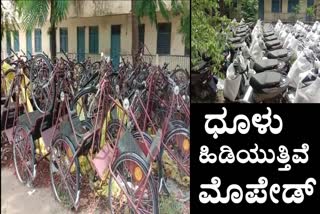 handicapped vehicles not distributing in kalburgi