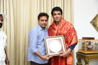 Sonu Sood and KTR