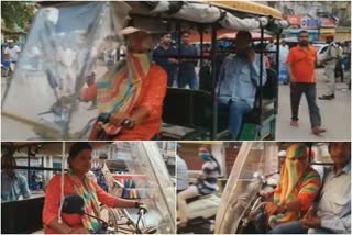 Banaras: The story of a female e-rickshaw driver is an example for other women  female e-rickshaw driver  Banaras FEMALE E RICKSHAW STORY  The story of a female e-rickshaw driver banaras  ബനാറസിലെ വനിത ഇ-റിക്ഷ ഡ്രൈവർ  പൂജ പാണ്ഡെ  BANARAS femala driver  പൂജ പാണ്ഡെ ഓട്ടോ റിക്ഷ ഡ്രൈവർ