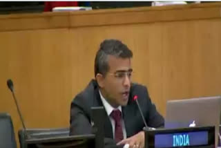 Counsellor in India's Permanent Mission to the United Nations A. Amarnath.