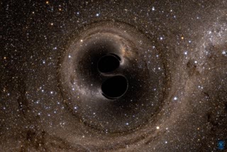 Oversized black hole , Space