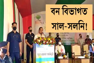 himanta biswa sarma participate in tree planting program