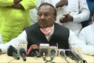Minister eshwarappa  on congress and cm bsy