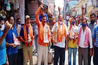 haridwar trader protest