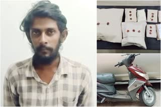 Young man arrested with cannabis and drugs in Neyyattinkara  കഞ്ചാവ്  മയക്കുമരുന്ന് ഗുളിക  തിരുവനന്തപുരം വാര്‍ത്ത  Neyyattinkara Thiruvananthapuram  എക്സൈസ് ഇൻസ്പെക്ടർ സച്ചിന്‍  Excise Inspector Sachin