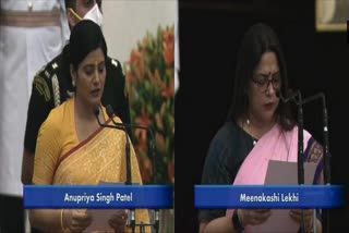 PM Modi cabinet reshuffle  PM Modi inducts 7 new women ministers  women ministers in Modi Governmnet  Cabinet Reshuffle  Shobha Karandlaje  Anupriya Patel  Nirmala Sitharaman  Meenakshi Lekhi  മോദി സർക്കാർ  കേന്ദ്ര മന്ത്രിമാർ  വനിതാ മന്ത്രിമാർ ആരൊക്കെ