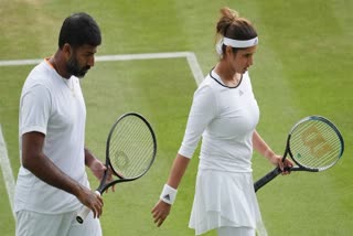 Rohan Bopanna  Sania Mirza  Tennis  Wimbledon Championships  സാനിയ മിര്‍സ  രോഹന്‍ ബൊപ്പണ  വിംബിള്‍ണ്‍  സാനിയ- ബൊപ്പണ സഖ്യം പുറത്ത്  ക്ലെപാക്- ജീന്‍ ജൂലിയന്‍ റോജര്‍