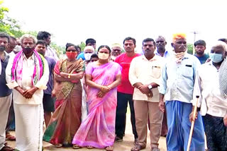 Vengalayapalem villagers protest