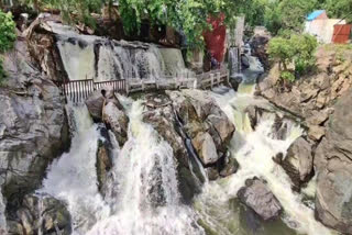 dharmapuri  ஒகேனக்கல்  நீர்வரத்து அதிகரிப்பு  ஒகேனக்கலில் நீர்வரத்து அதிகரிப்பு  தர்மபுரி ஒகேனக்கலில் நீர்வரத்து அதிகரிப்பு  காவிரி  கனமழை காரணமாக நீர்வரத்து அதிகரிப்பு  dharmapuri hogenakkal water increase  hogenakkal water increase  dharmapuri news  dharmapuri latest news  hogenakkal falls water level increase