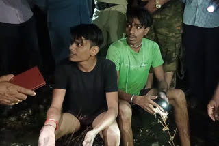 Rescue of two youths trapped in river