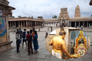 special worship in hampi viroopaksheshwara temple