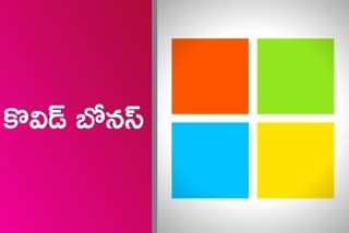 Microsoft COVID bonus to Employees