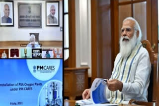 pm modi reviewed the situation of oxygen production and availability