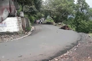 Landslide on Kirr Valley