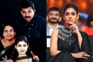 Nayantara  south indian film actress nayantara  Nayantara's father hospitalised  നയൻതാരയുടെ പിതാവിനെ ആശുപത്രിയിൽ പ്രവേശിപ്പിച്ചു  നയൻതാര  തെന്നിന്ത്യൻ ലേഡി സൂപ്പർ സ്റ്റാർ നയൻതാര