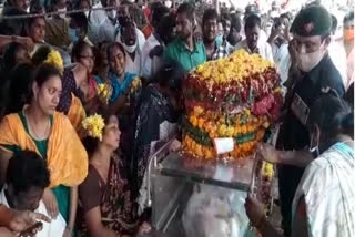 mortal remains of Sepoy Maruprolu Jaswanth Reddy